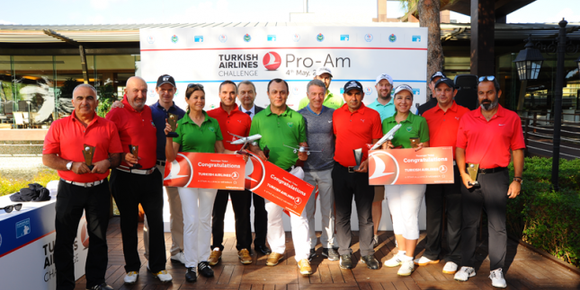 Turkish Airlines Challenge Pro-Am birincisi Ankara Golf Kulübü takımı oldu.