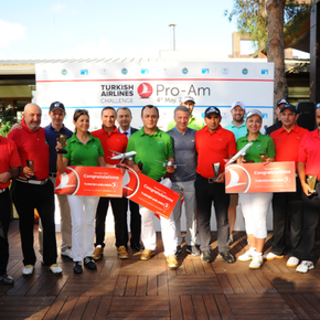 Turkish Airlines Challenge Pro-Am birincisi Ankara Golf Kulübü takımı oldu.