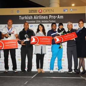 Turkish Airlines Open'da Pro-Am 2. gün Şampiyonu THY 8 takımı oldu...