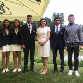 Büyükelçi Esen Altuğ, U16 Milli Golf Takımını Ziyaret etti