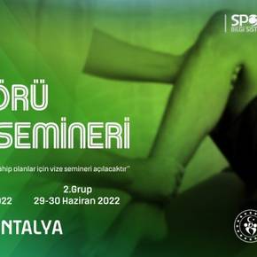 SPOR MASÖRÜ VİZE/GELİŞİM SEMİNERİ 