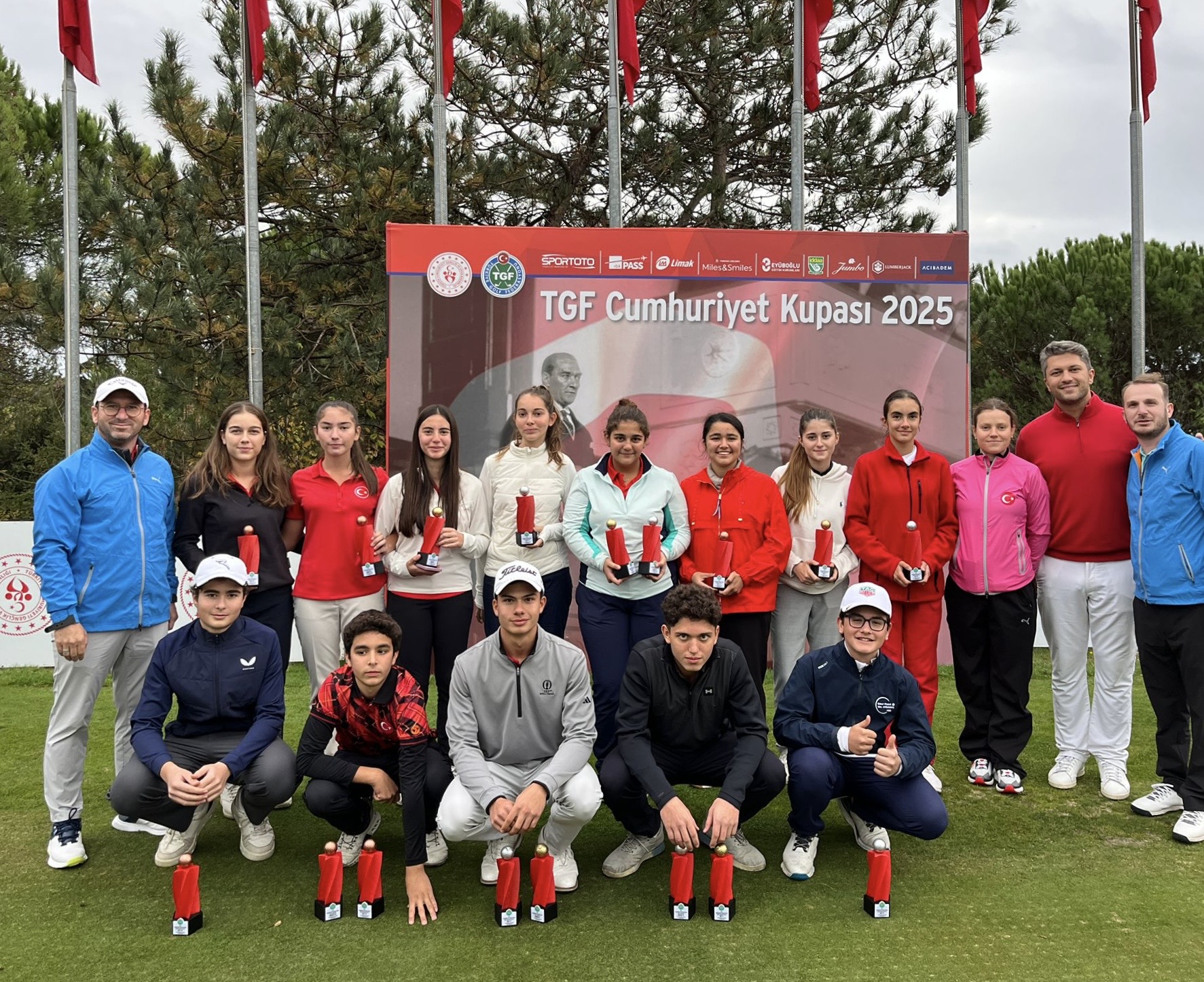 2025 TGF Cumhuriyet Kupası’nın U18 Kategorisinde Kupalar Sahiplerini Buldu