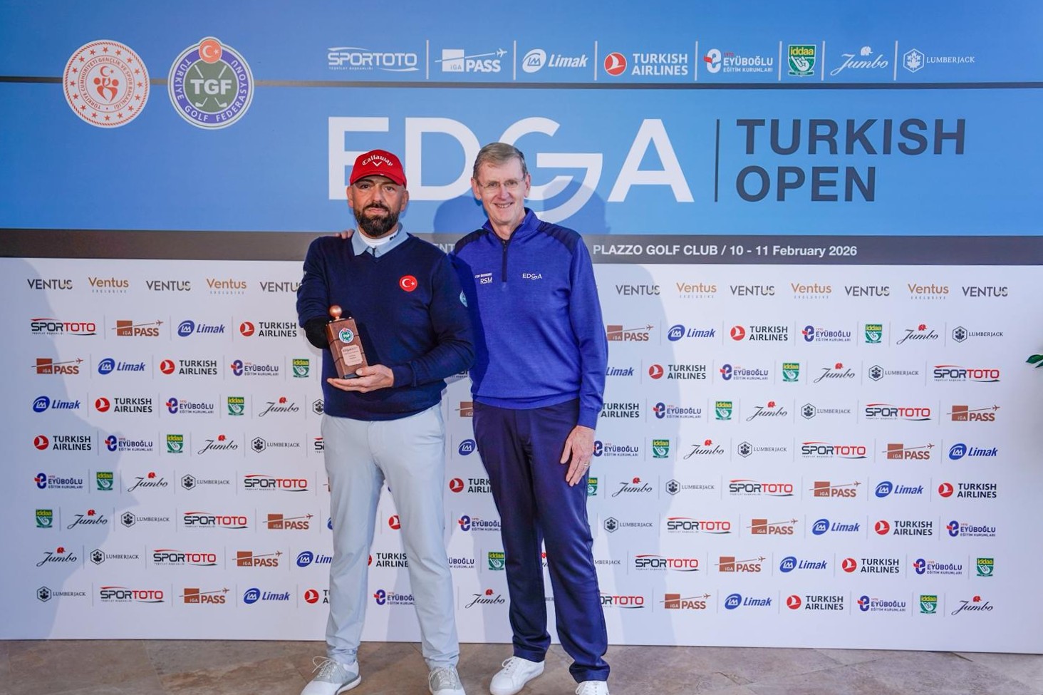2026 EDGA Turkish Open Turnuvası’nda Mehmet Kazan ve Karahan Yıldırım’dan Çifte Kupa