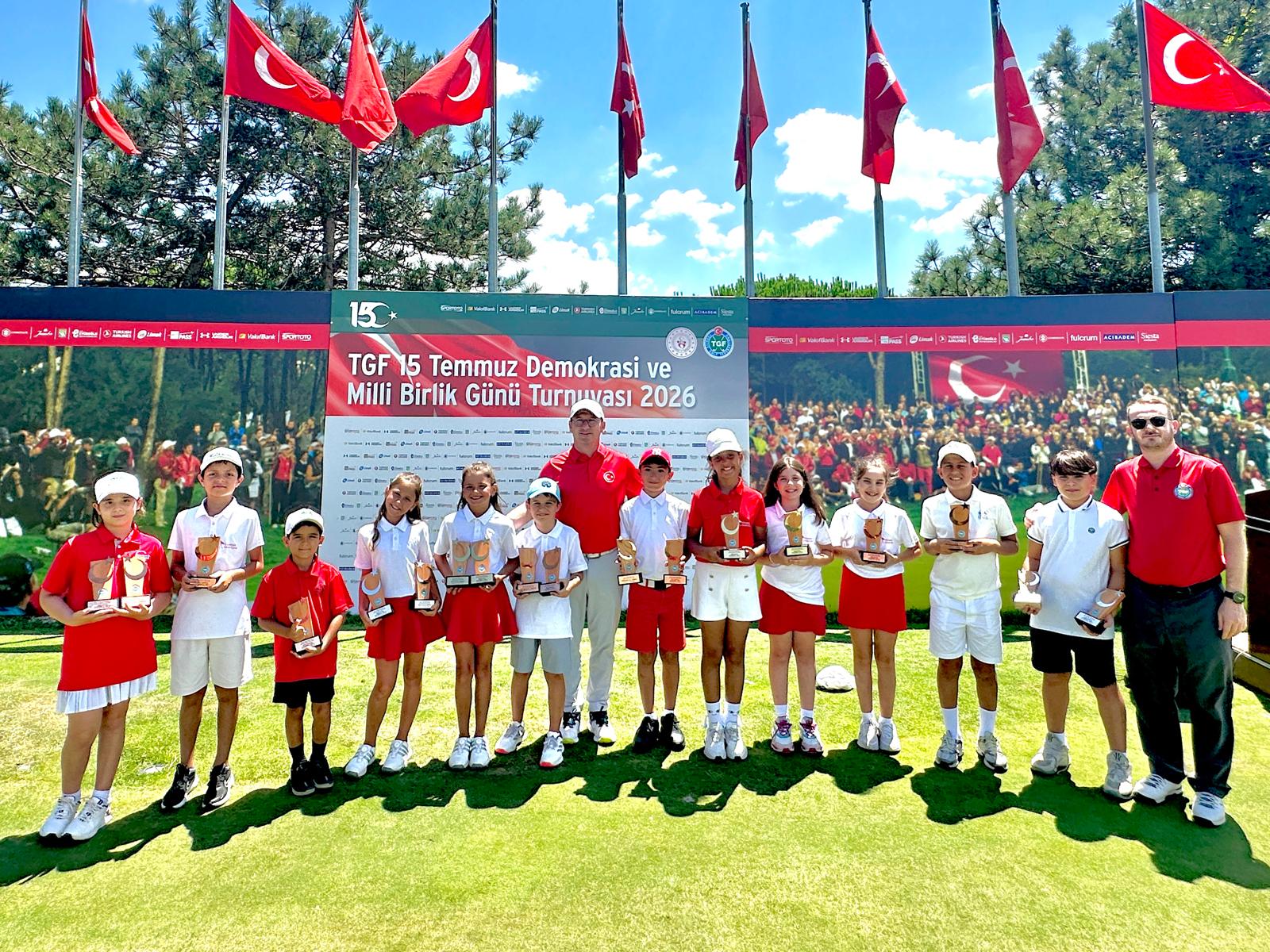 2026 TGF 15 Temmuz Demokrasi ve Milli Birlik Günü Turnuvası Minikler kategorisi Tamamlandı