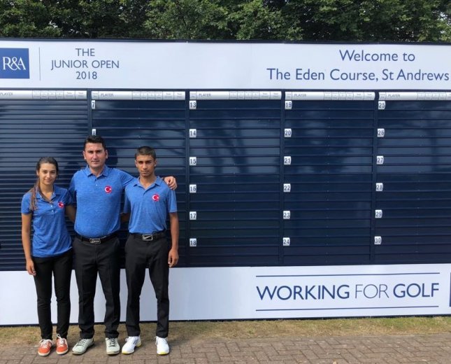 İrem and  Tarık played The Junior Open 2018 