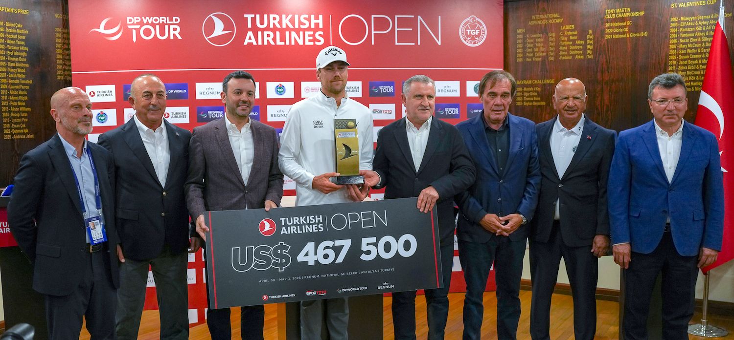 Turkish Airlines Open’ın şampiyonu İsveçli Mikael Lindberg