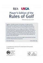 Player’s Edition of the Rules of Golf