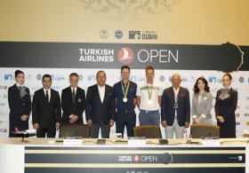 The Press Meeting is held for Turkish Airlines Open 2017