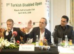 I.Türkiye Uluslararası Engelliler Açık Golf Şampiyonası Öncesi Basın Toplantısı 