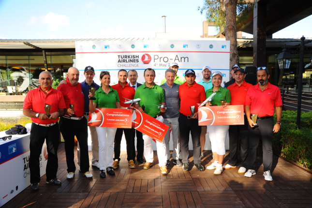 Turkish Airlines Challenge Pro-Am birincisi Ankara Golf Kulübü takımı oldu.