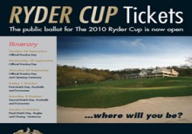 Ryder Cup 2010 biletlerinin satışı başladı