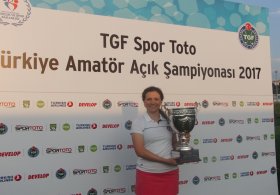 Spor Toto Türkiye Amatör Açık Şampiyonası’nda kupa Sena Ersoy’un oldu